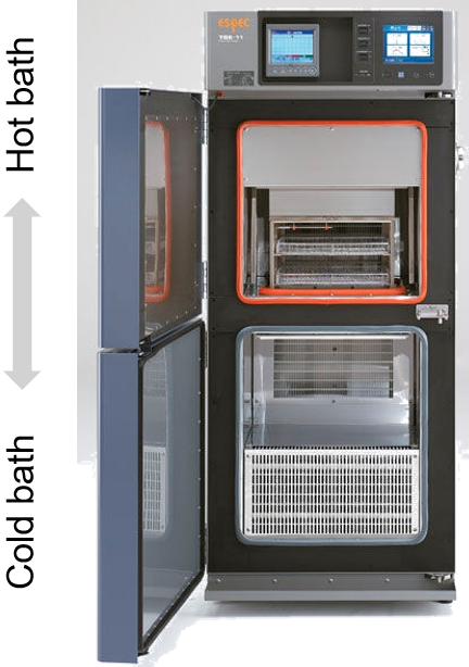 In-house temperature cycling capabilities