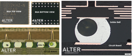 MacroVoids in assembled BGA packages