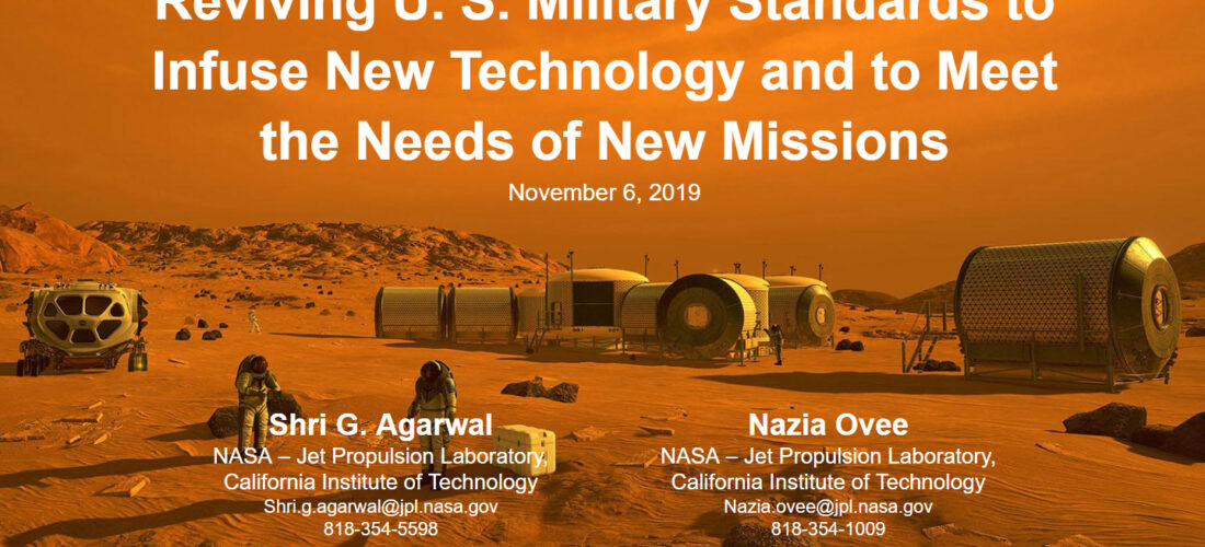 Reviving U.S. military standards to infuse new technology and to meet the needs for new missions