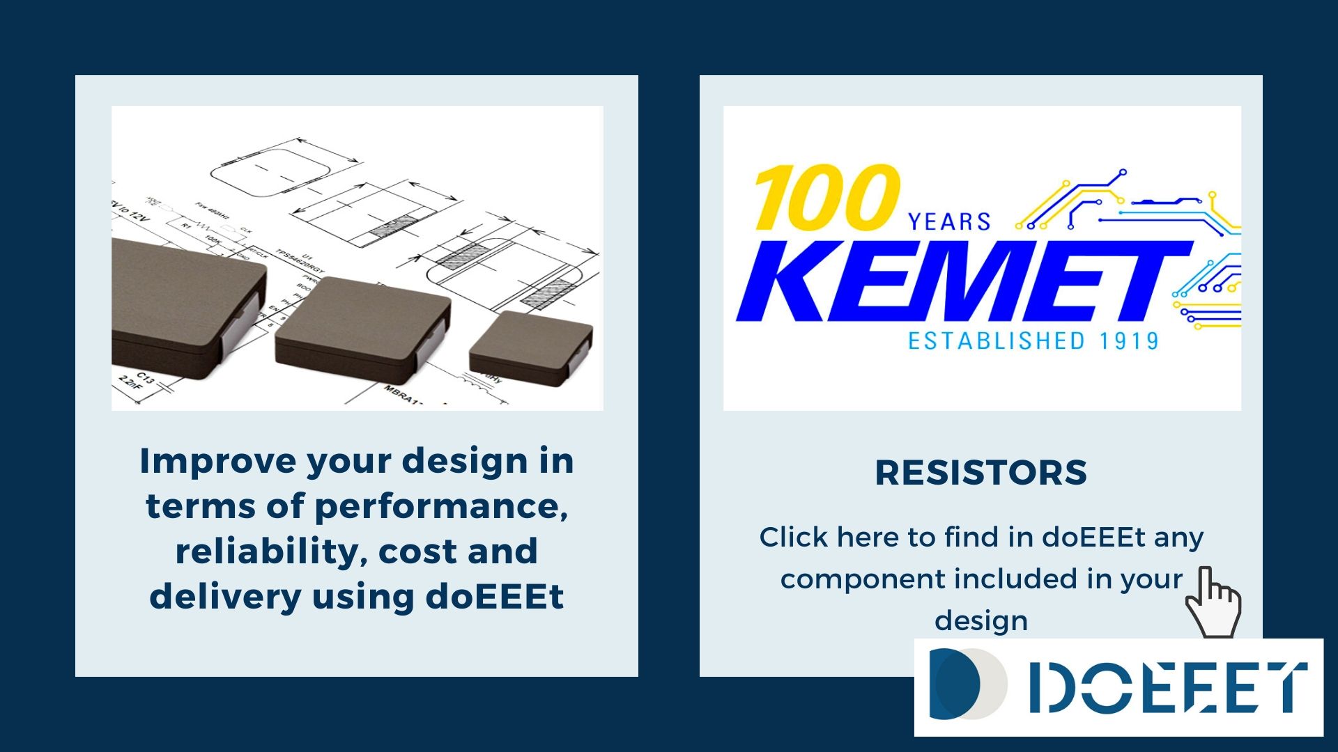 Banner resistors KEMET