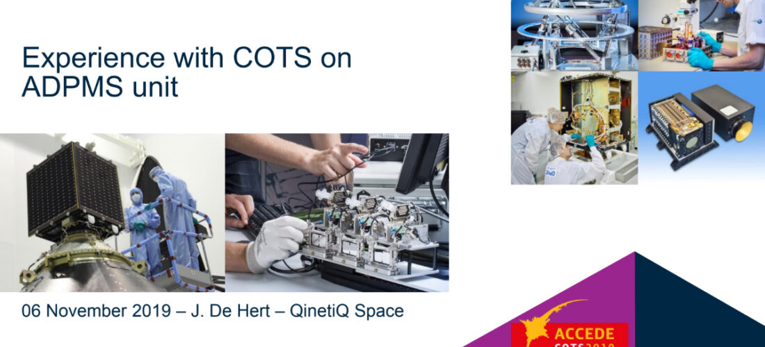 Experience with COTS components on ADPMS unit (PROBA satellites)