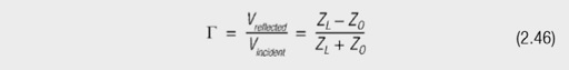 reflection coefficient