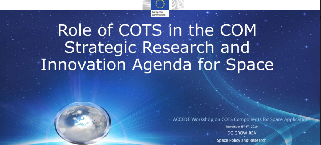 COTS : a way to support EU Space Policy