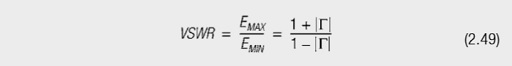 standing wave ratio expressed