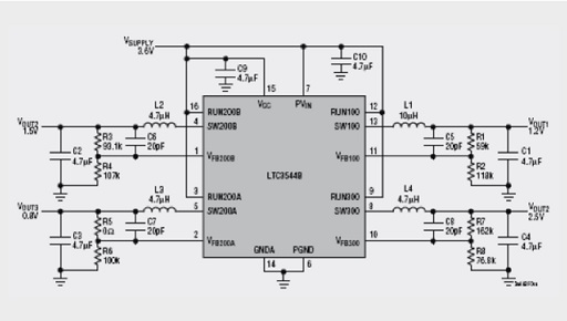 Circuit LTC3544B