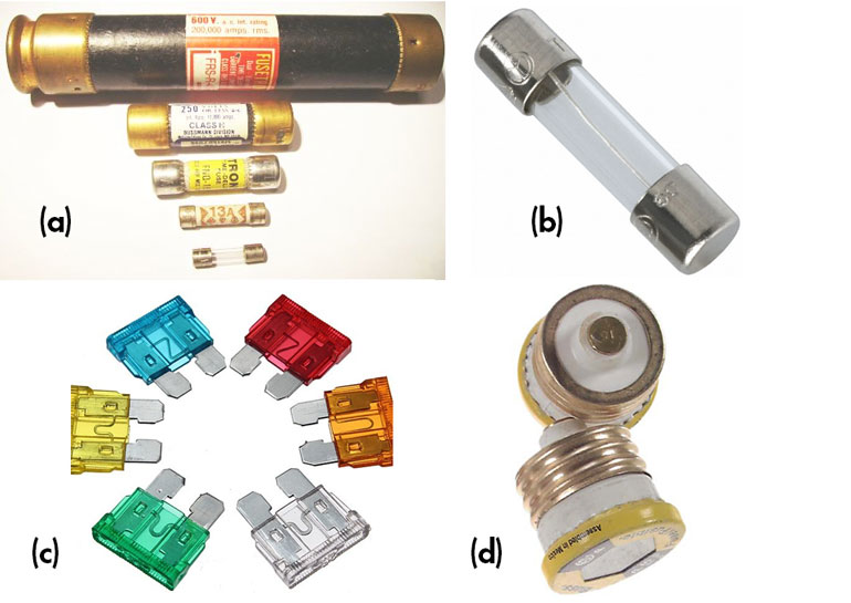 fuses come in a wide range of form factors and current