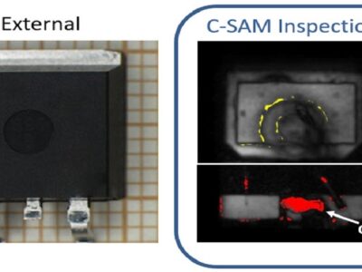 Crack detection within plastic packages