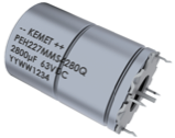 Radial Crown form factor of KEMET’s ultra-high CV capacitor