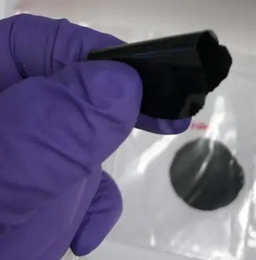A flexible polymer film filled with bundles of needle-like threads of 1D TaSe3 shields electronics from electromagnetic interference.