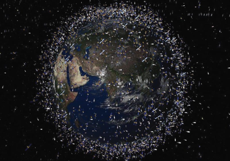 The Increasingly Crowded Orbit “Spacescape”