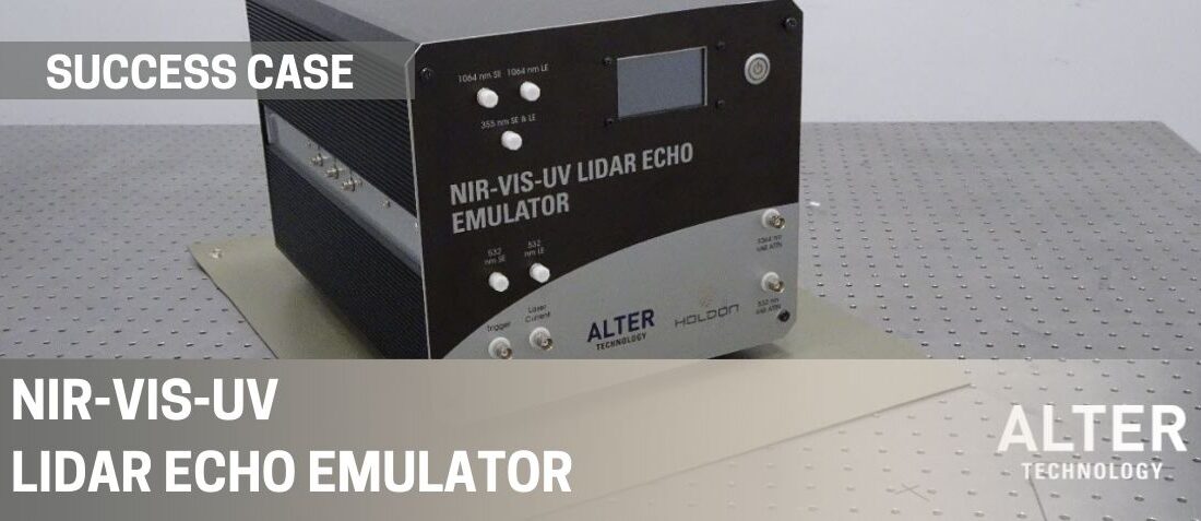 Near-infrared, visible and ultraviolet LIDAR echo emulator PORTADA