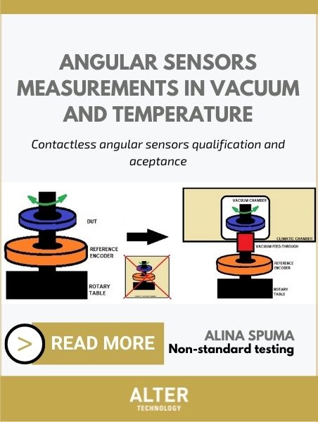 Angular Sensors Measurements in Vacuum and Temperature