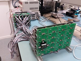 Electrical connection check between the Sensors PCB and the Resistors PCB