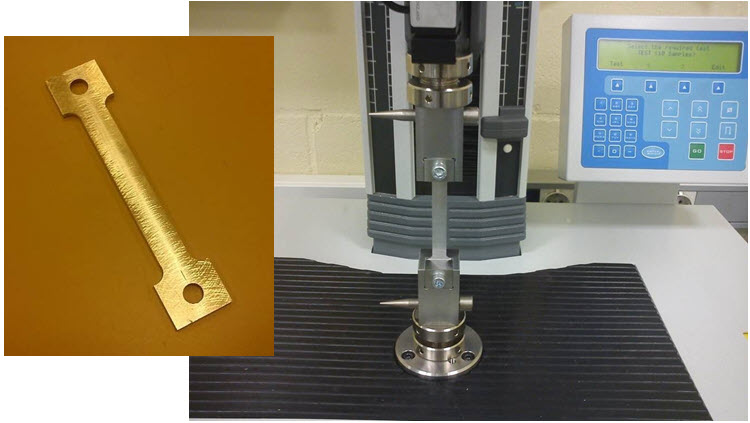 STRAIN GAGE TEMPERATURE SETUP