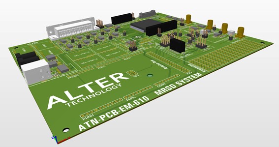 Figure 1 Printed Circuit Board designed by Alter Design Center
