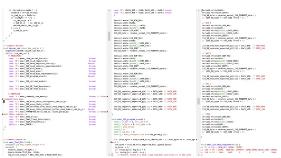 Figure 4 Microcontroller program example