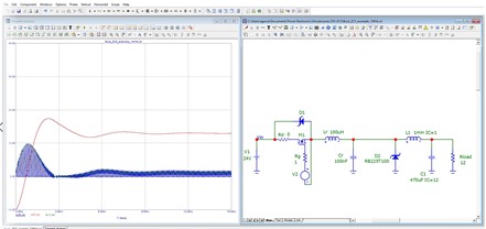 Figure 7 Electronic Circuit Simulation