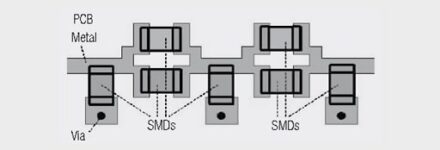 Figure 19. Discreetly constructed low-pass filter