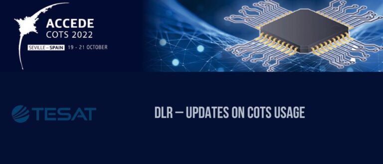 DLR – Updates On COTS Usage