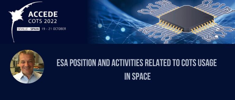 ESA position and activities related to COTS Usage in Space