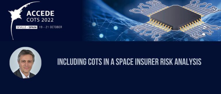 Including COTS in a space insurer risk analysis