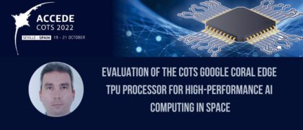 Evaluation of the COTS Google Coral Edge TPU processor for high-performance AI computing in space