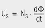 nduced voltage in transformer by magnetic flux [2]