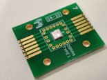 Figure 2. ATN test board with central footprint customized for each type of LED