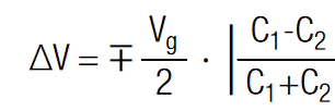 voltage drop on two capacitors in series with unequal capacitance [4]