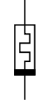 Figure 24. memristor electrical symbol