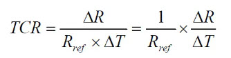 temperature coefficient of resistance equation [4]