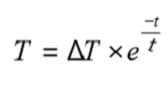 Thermistor temperature dependence equation [1]