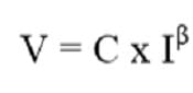 varistor voltage dependence equation [7]