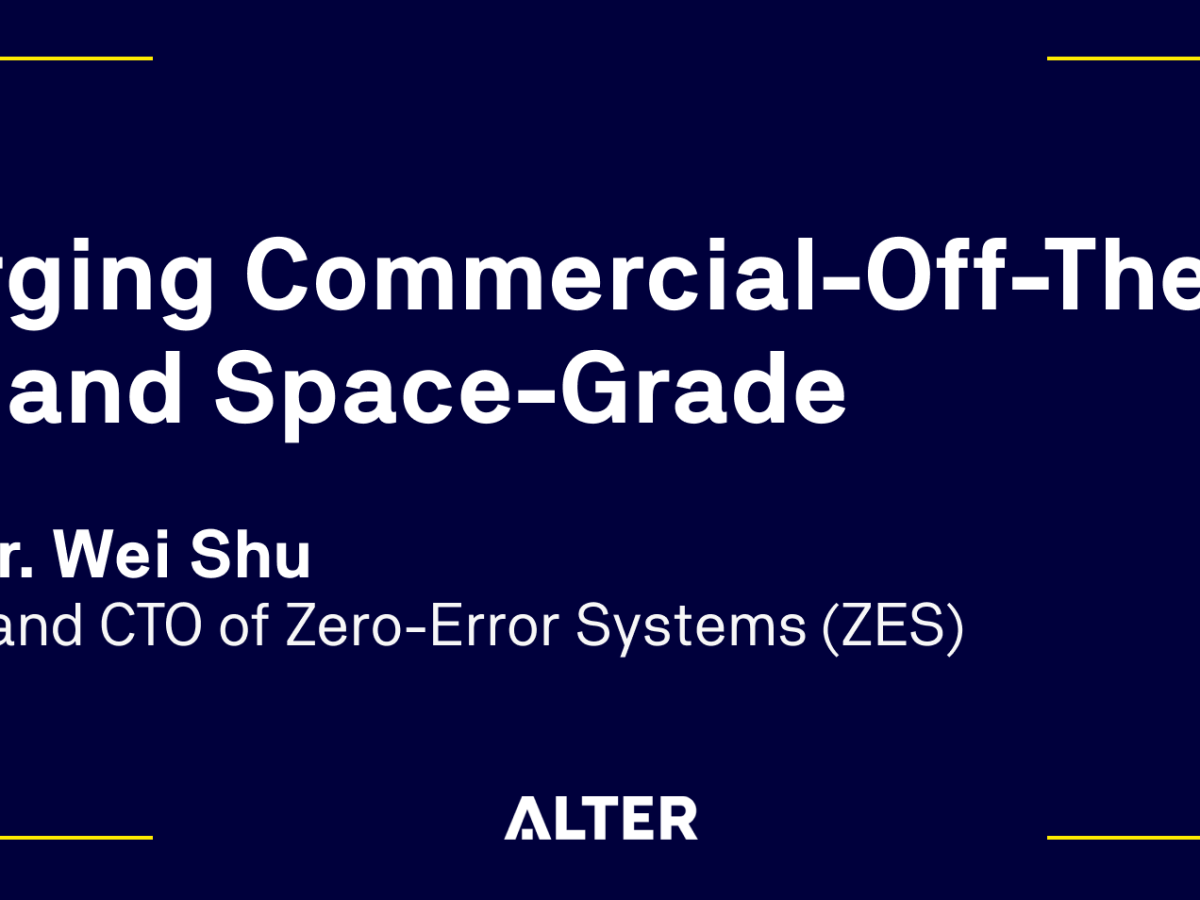 Converging Commercial-Off-The-Shelf (COTS) and Space-Grade