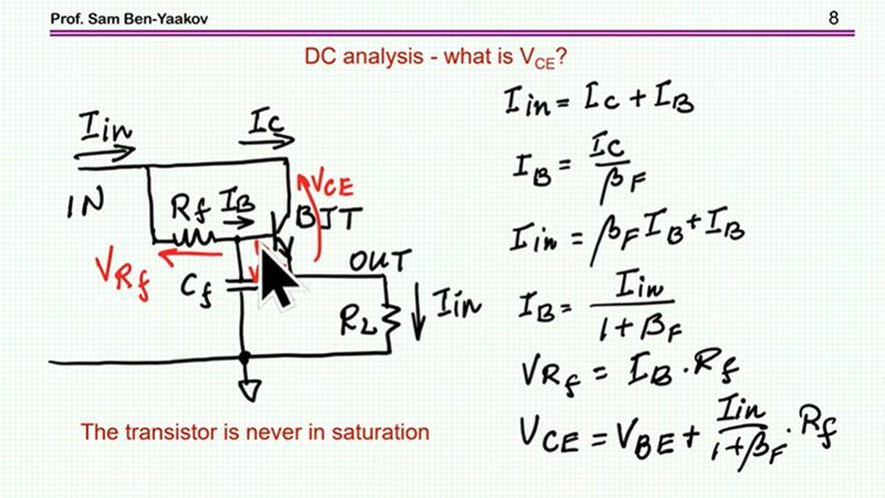 BJT filters and capacitance multipliers