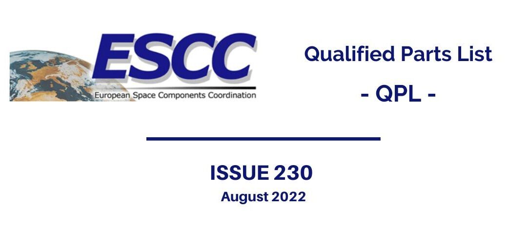 ESCC QPL: Edition 230 (August 2022)