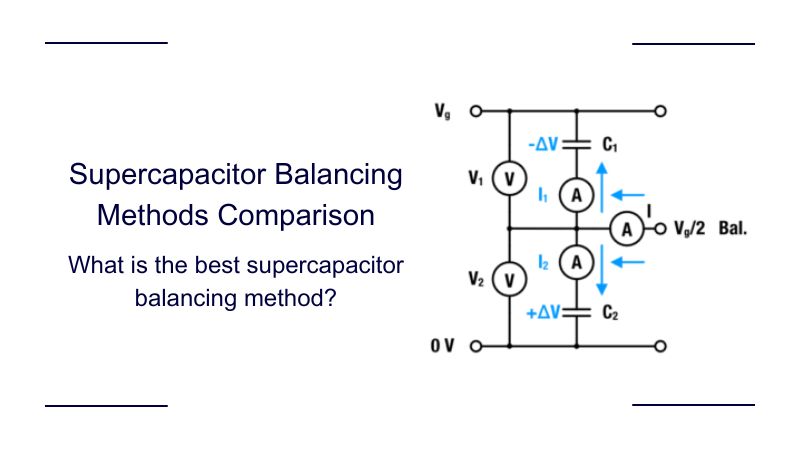 What is the best supercapacitor balancing method?
