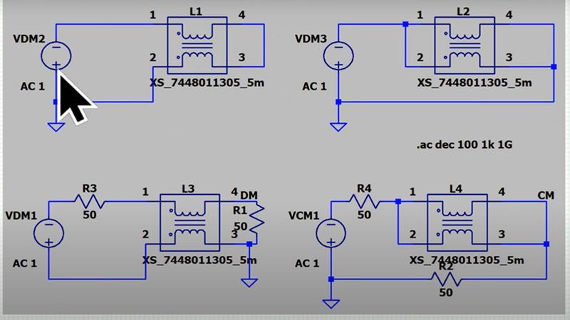Addressing EMI of common mode chokes