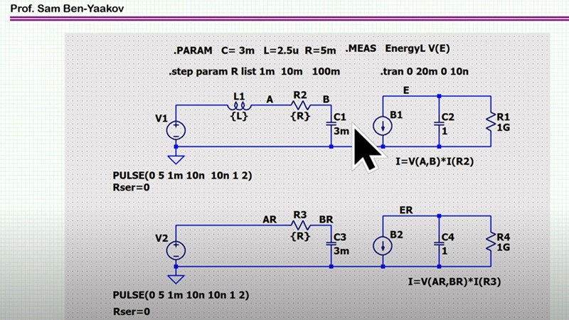 Practical capacitor charging losses