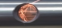 Figure 2.Pyro cable cutter activated