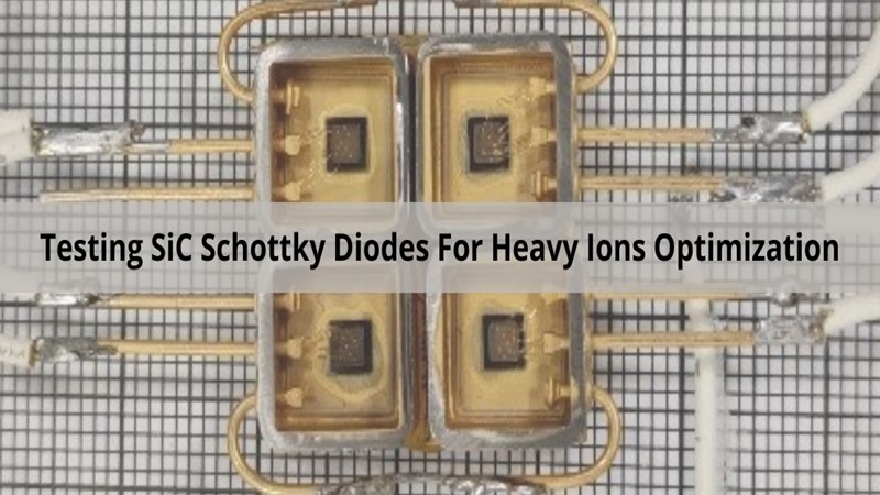Testing SiC Schottky Diodes for Heavy Ions Optimization