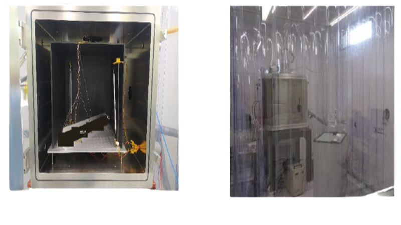TVAC testing for small satellites simulating space conditions