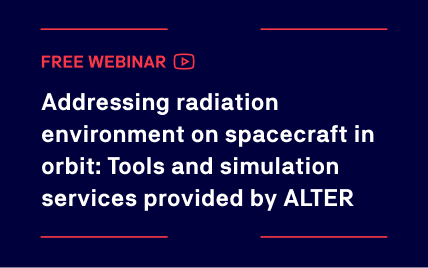 Addressing radiation environment on spacecraft in orbit: Tools and simulation services provided by ALTER