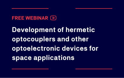 Development of hermetic optocouplers and other optoelectronic devices for space applications