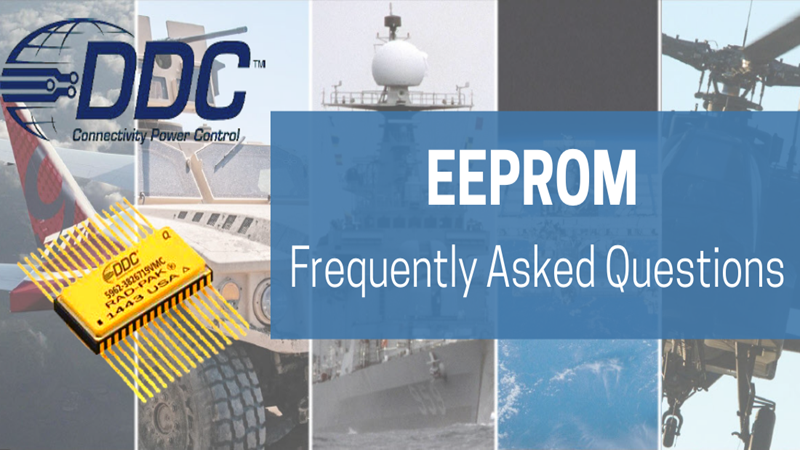 Common EEPROM questions answered by DDC