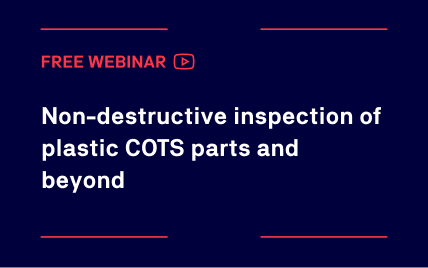 Non-destructive inspection of plastic COTS parts and beyond