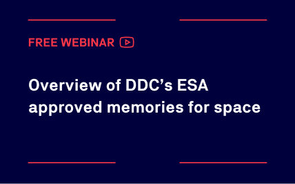 Overview of DDC’s ESA approved memories for space