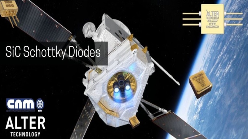 New SiC Schottky Diodes for space applications