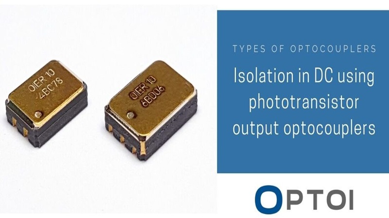 Isolation in DC using phototransistor output optocouplers